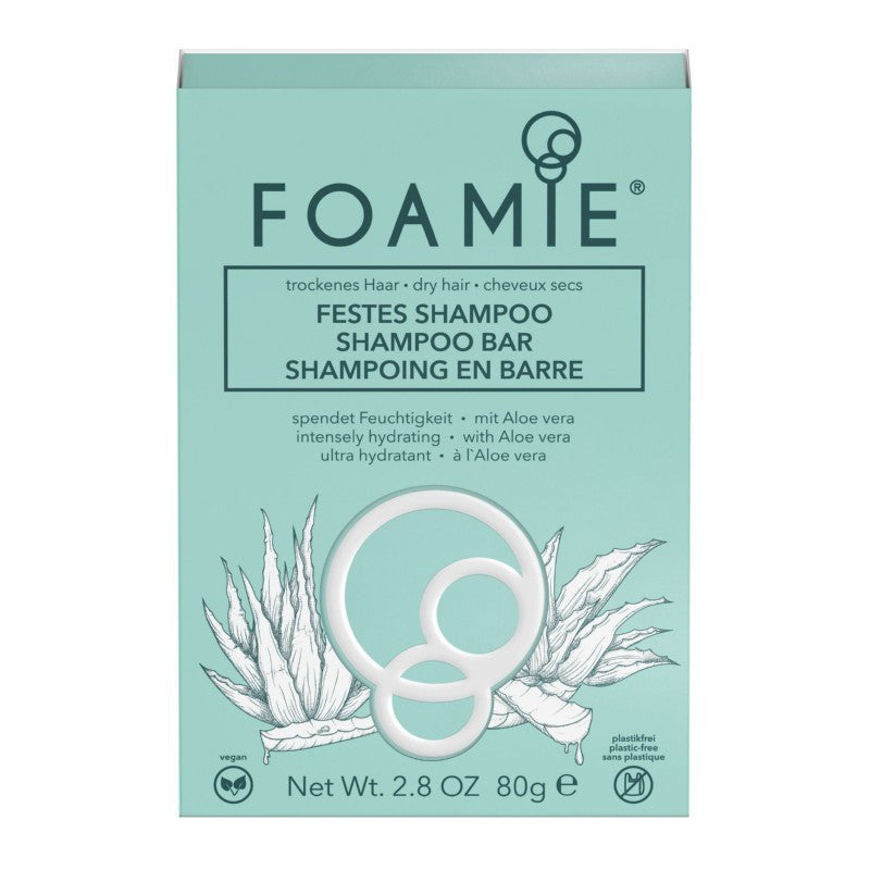 Solid shampoo for hair Foamie Shampoo Bar Aloe You Vera Much FMSBAV1