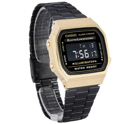 Цифровые часы CASIO Vintage Collection унисекс A168WEGB-1BEF Золотые