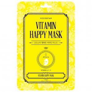 KOCOSTAR Happy Mask kaukė Vitamin su vitaminu C