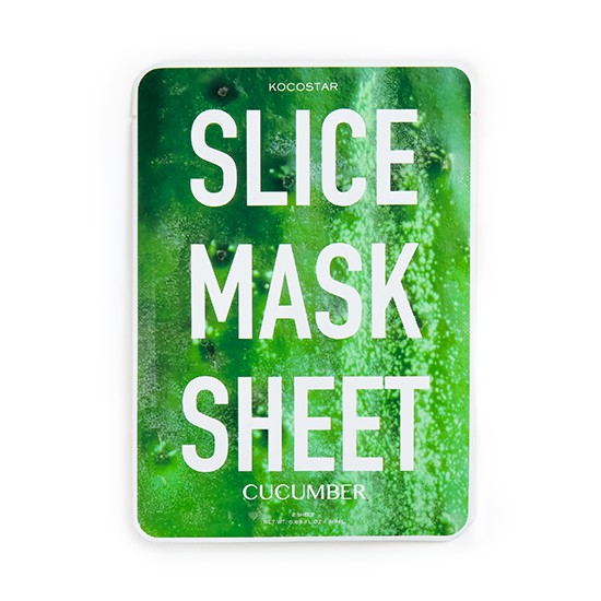 Kocostar Cucumber Slice Mask Sheet Veido kaukė 20ml