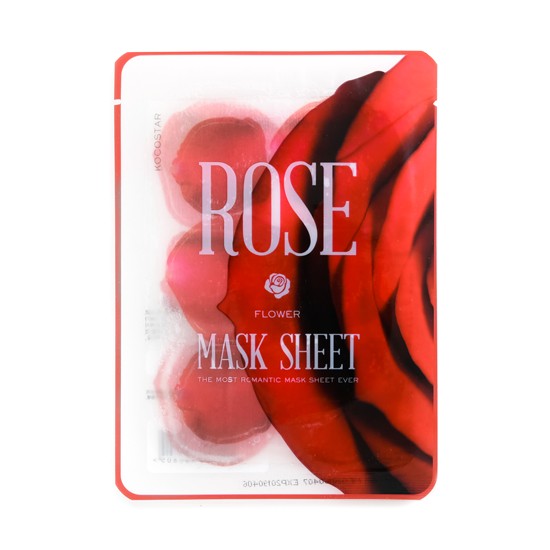 Kocostar Rose Flower Mask Тканевая маска с розой 20мл 