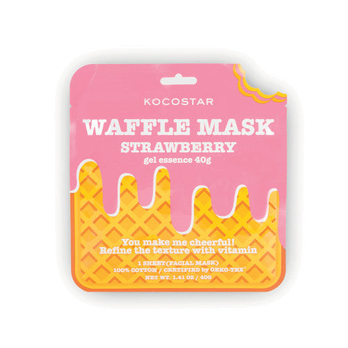 Kocostar Waffle Mask Клубничная маска для лица