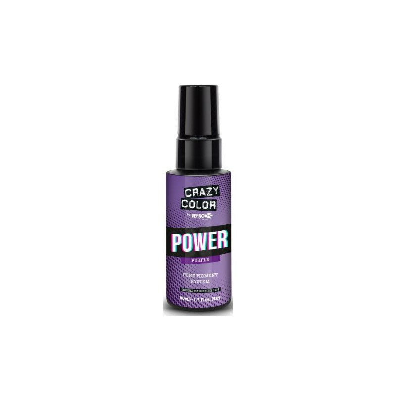 Concentrated pigment for hair Crazy Color Toning Drops Purple COL002551, 50 ml, purple color