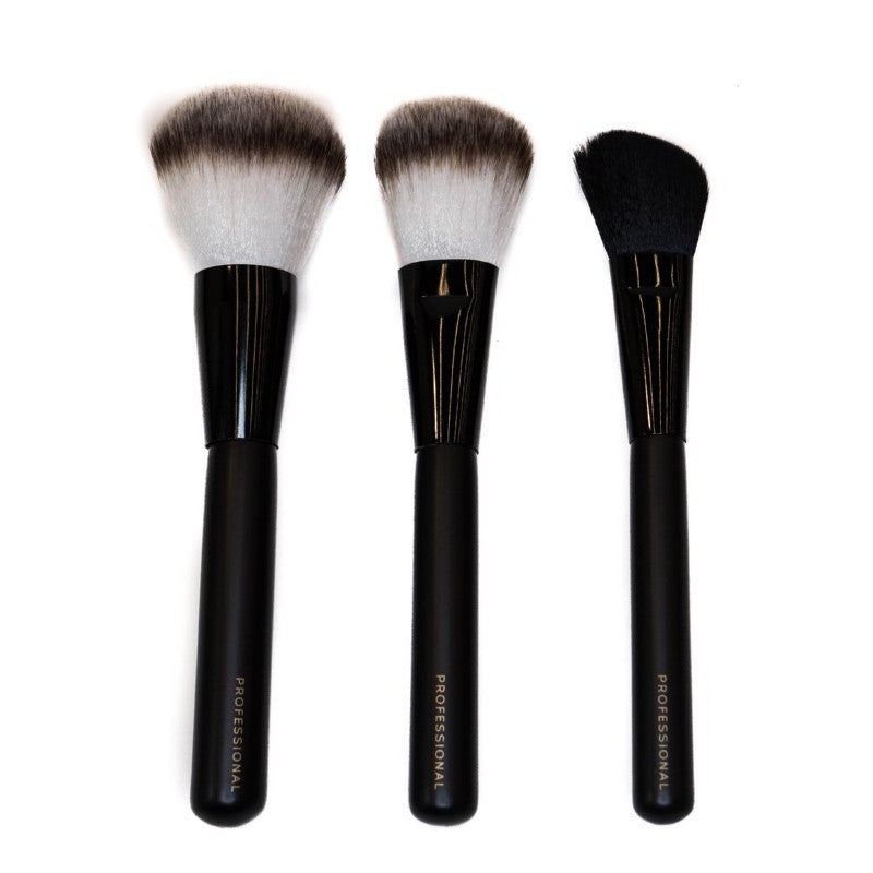 Set of cosmetic brushes for make-up artists OSOM Professional: 12 brushes with case + gift Previa hair product