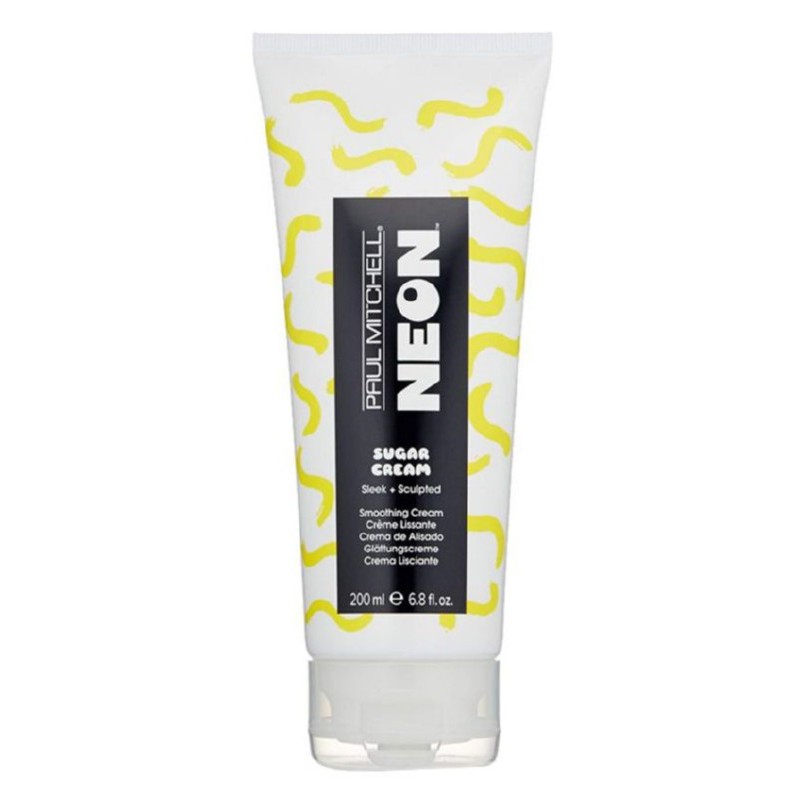 Hair cream Paul Mitchell Neon Sugar Cream PAUL130222 to control unruly hair, smoothes and nourishes hair, 200 ml + gift Previa hair product