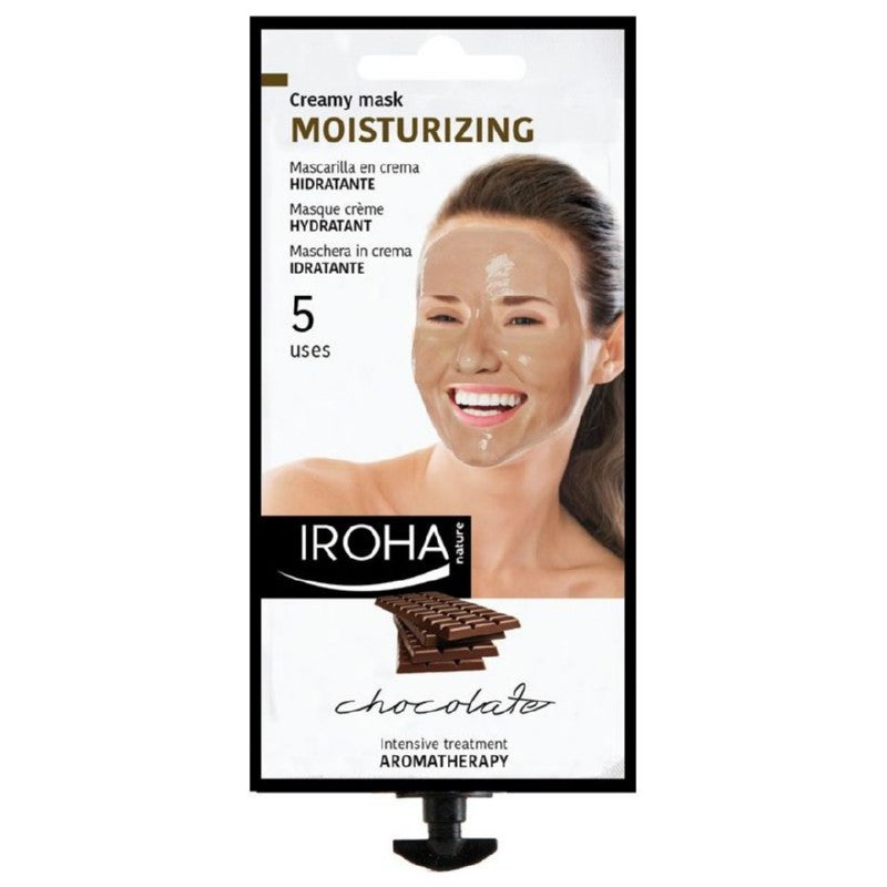 Крем-маска для лица Iroha Sensual Day Chocolate Facial Mask MCIN03 с какао и маслом ши, 25 мл
