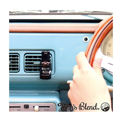 John's Blend Car - Clip Diffuser Musk Jasmine, OAJON2006, аромат мускуса и жасмина, 18 мл