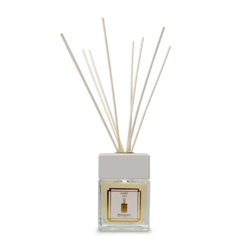 Home fragrance with sticks Erbolinea Prestige Ambra ERBAMBAMBRA200, 200 ml + gift Previa hair product