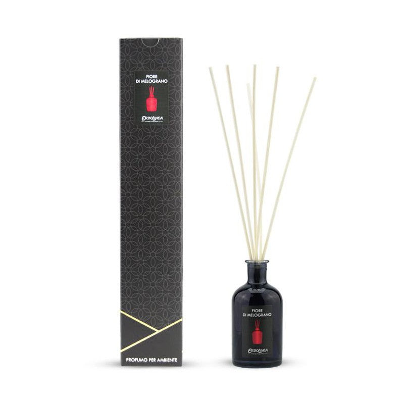 Home fragrance with sticks Erbolinea Prestige Fiore Di Melograno ERBFAMBFIO100B, 100 ml + gift Previa hair product