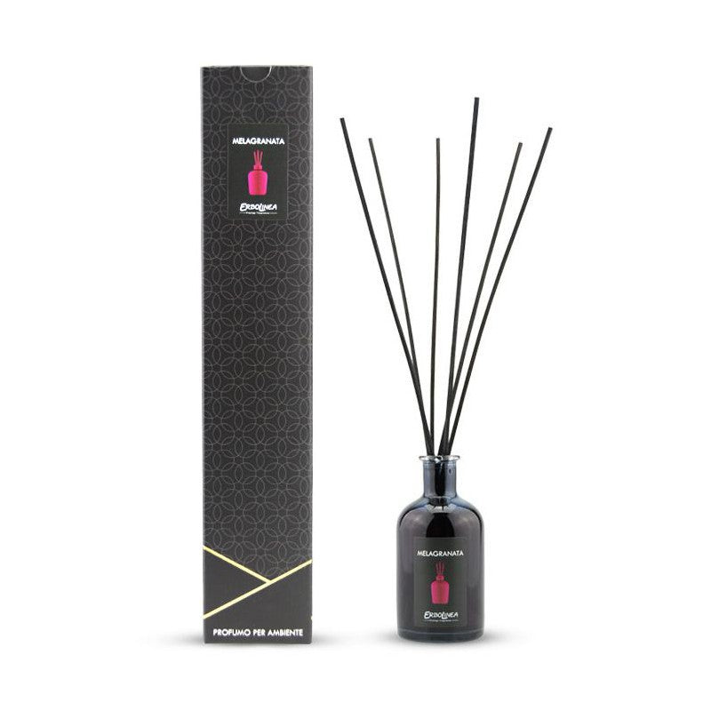 Home fragrance with sticks Erbolinea Prestige Melagranata ERBAMBELA100, 100 ml + gift Previa hair product