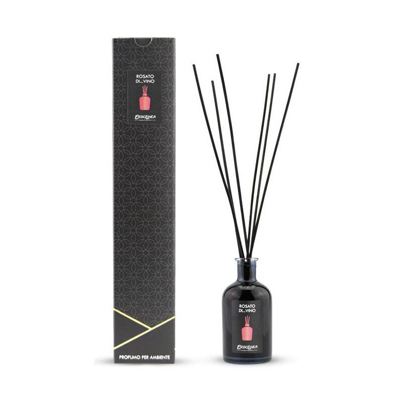 Home fragrance with sticks Erbolinea Prestige Rosato Di Vino ERBAMBROSA250, 250 ml + gift Previa hair product