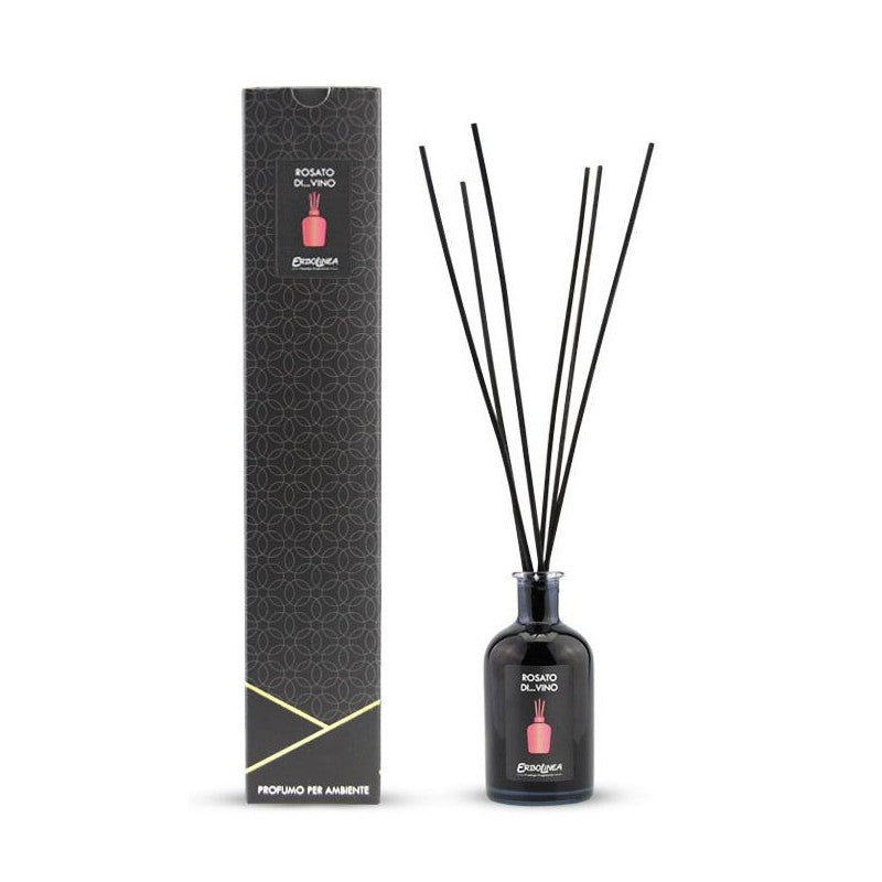 Home fragrance with sticks Erbolinea Prestige Rosato Di Vino ERBAMBROSA50, 50 ml + gift Previa hair product