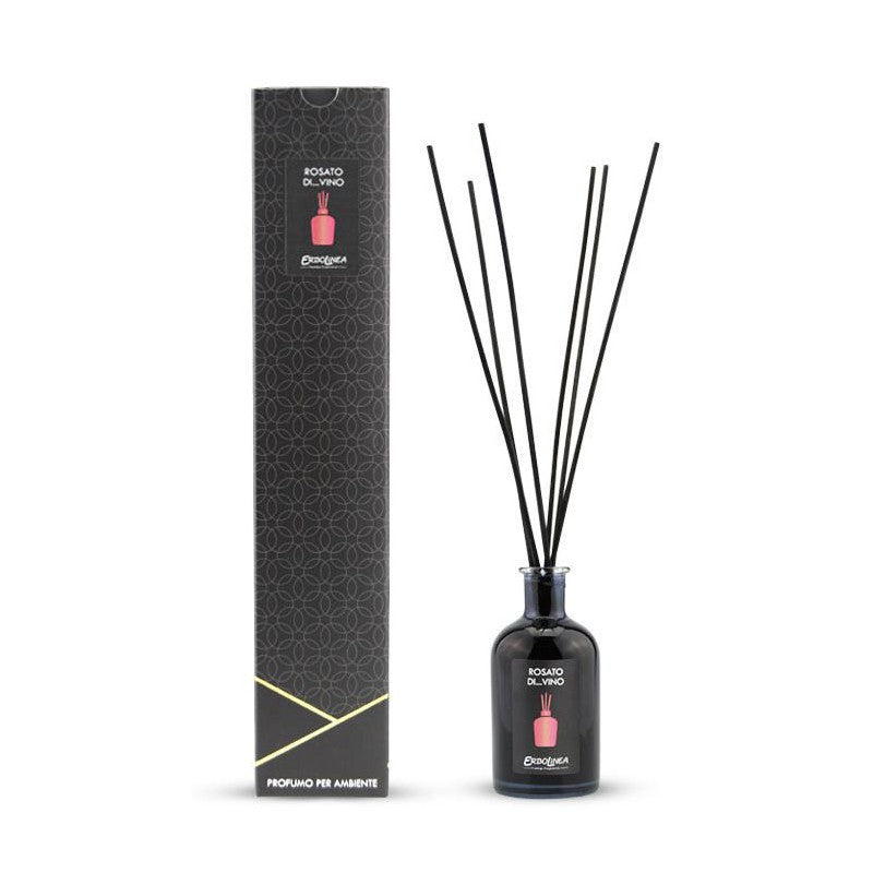 Home fragrance with sticks Erbolinea Prestige Rosato Di Vino ERBAMBROSA500, 500 ml + gift Previa hair product