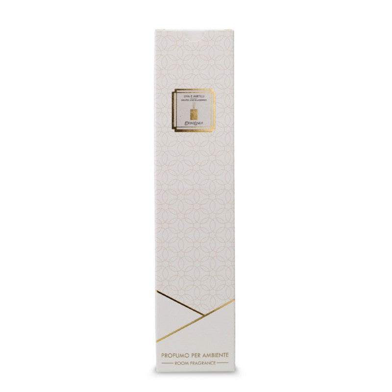 Home fragrance with sticks Erbolinea Prestige Uva E Mirtilli ERBAMBMIRTIL100, 100 ml + gift Previa hair product