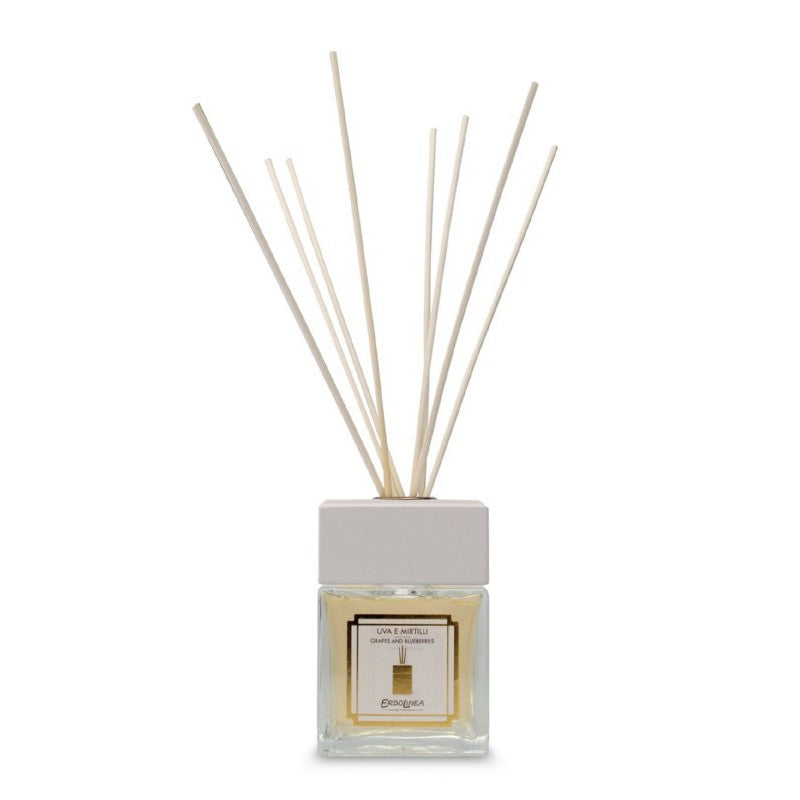Home fragrance with sticks Erbolinea Prestige Uva E Mirtilli ERBAMBMIRTIL100, 100 ml + gift Previa hair product