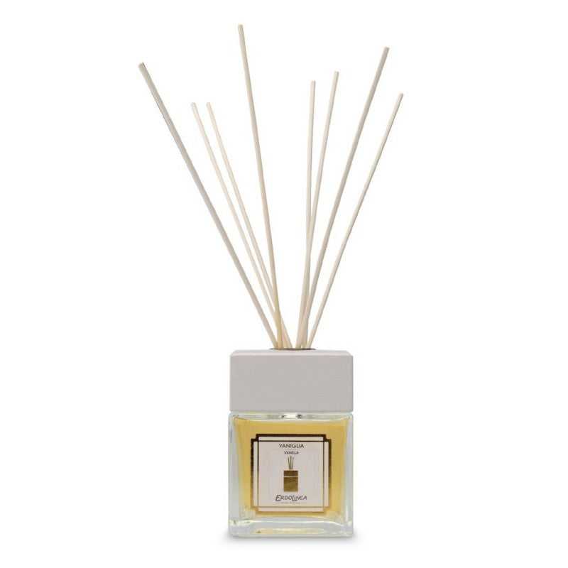 Home fragrance with sticks Erbolinea Prestige Vaniglia ERBAMBVANIGL100, 100 ml + gift Previa hair product