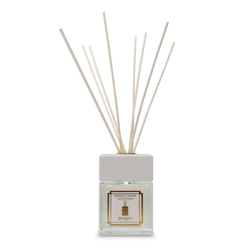 Home fragrance with sticks Erbolinea Prestige Zenzero E Limone ERBAMBLIMON50, 50 ml + gift Previa hair product