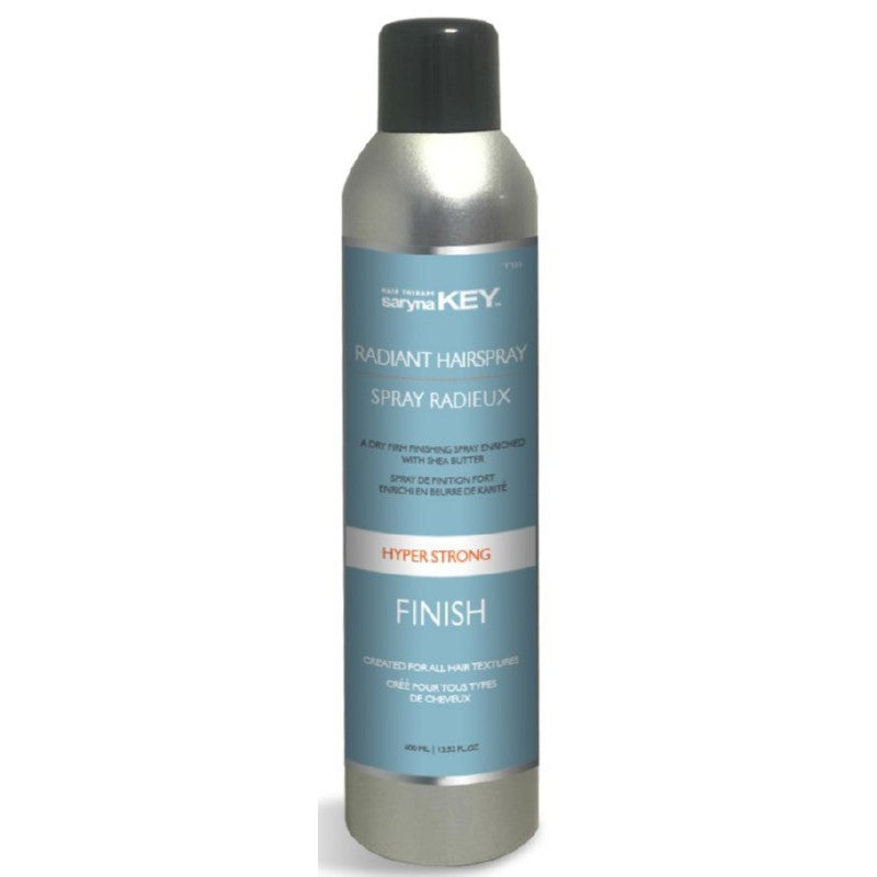 Lakas plaukams Saryna KEY Radiant Hyper Strong Finish Hairspray ypač stiprios fiksacijos 400 ml +dovana prabangus namų kvapas/žvakė