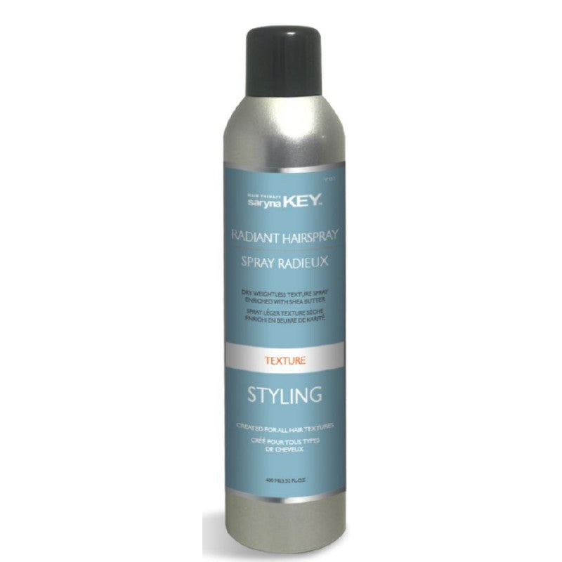 Lakas plaukams Saryna KEY Radiant Texture Styling Hairspray daugiafunkcis 400 ml +dovana prabangus namų kvapas/žvakė