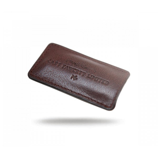 Captain Fawcett Leather Case for Folding Pocket Mustache Comb Leather case for mustache comb, 1pc.