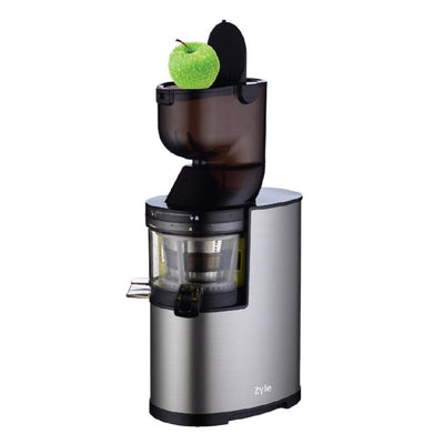 Slow juicer Zyle ZY100SSJ with large food opening, silver color