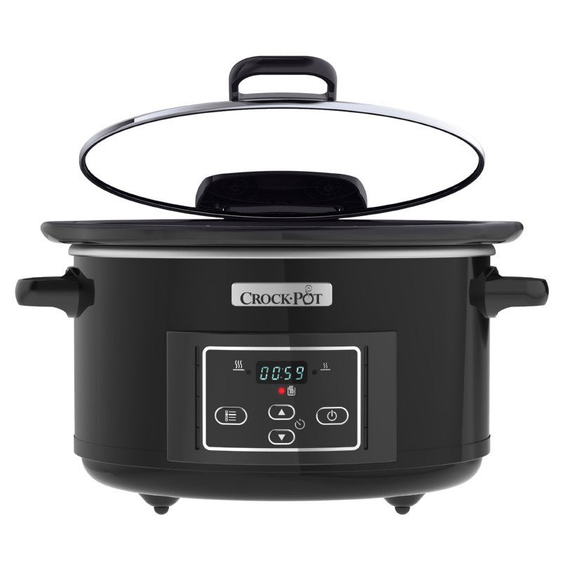 Slow cooker Crockpot CSC052X01, capacity 4.7 l, with timer, black