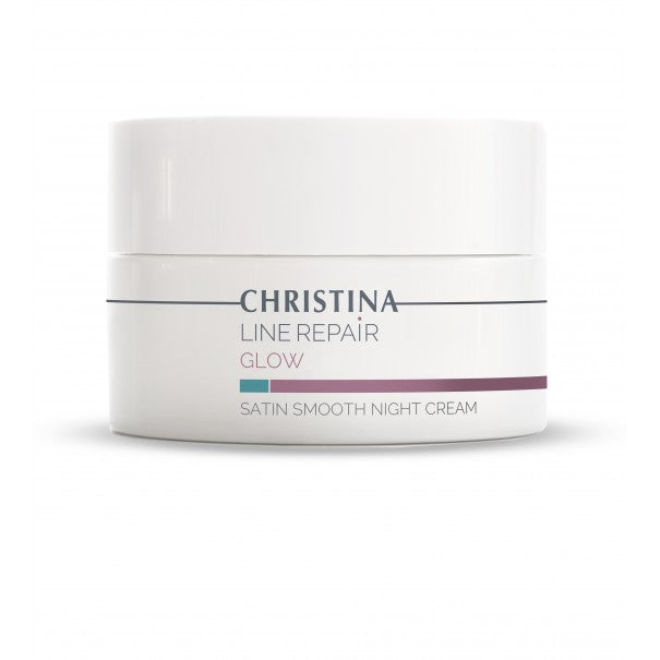 Christina Laboratories Line Repair Glow Satin Smooth Night Cream Jauninantis naktinis kremas 50 ml