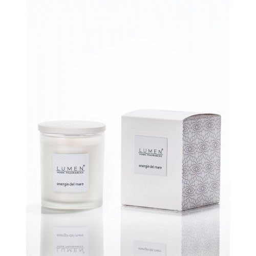 Lumen Elementi White Label Scented candle 200ml, Energia Del Mare