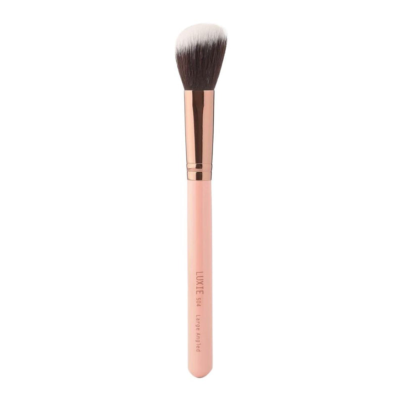 Luxie 504 Large Angled Rose Gold Makeup Brush 