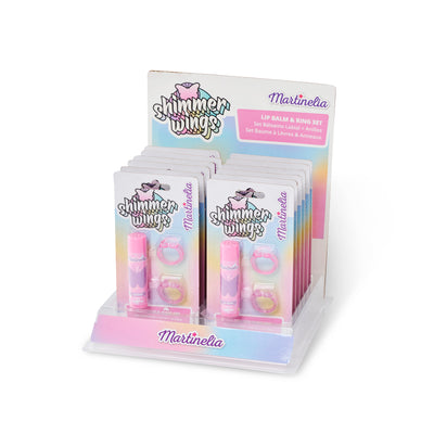 Children's set of lip balm and rings MARTINELIA
