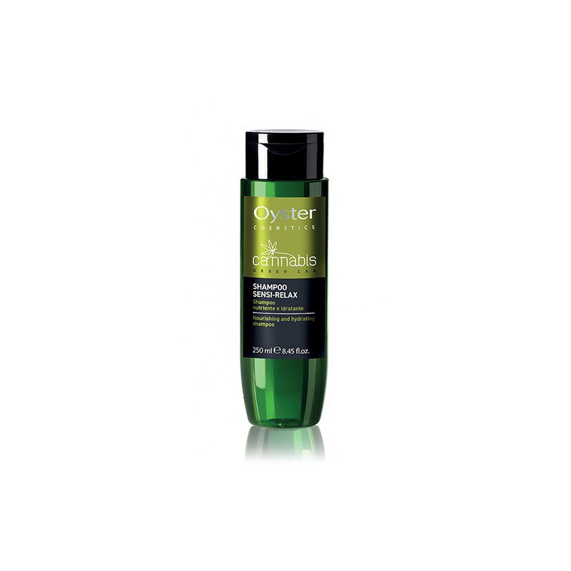 Maitinamasis ir drėkinamasis plaukų šampūnas Oyster Cannabis Shampoo Sensi - Relax OYSH05250400, 250 ml