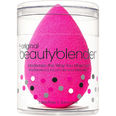Makiažo kempinėlė BeautyBlender Pink, rožinė +dovana Previa kosmetikos priemonė