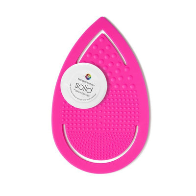 Make-up sponge cleaner BeautyBlender Keep It Clean, set includes: rubber cleaning pad-glove and soap + gift Previa cosmetic product