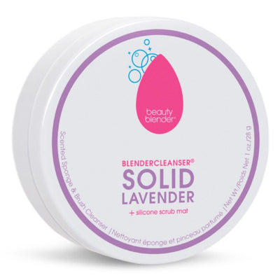 Makeup sponge remover BeautyBlender Solid, with lavender, 28 g + gift Previa cosmetics