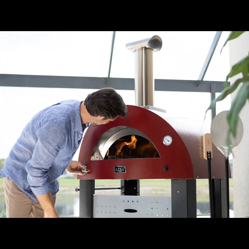 Wood-burning Pizza Oven Alfa - MODERNO 2 Pizze