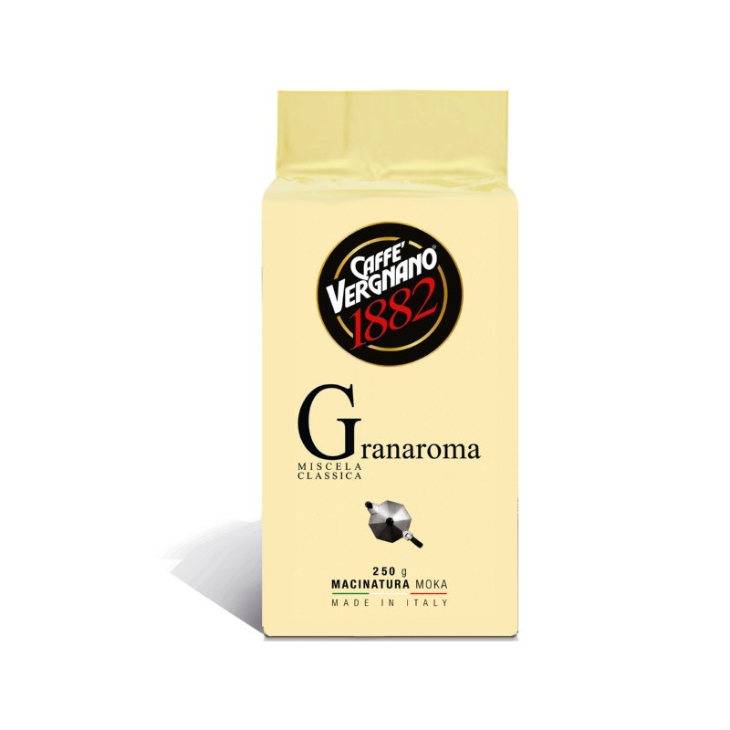 Ground coffee Vergnano Gran Aroma, 250 g. for shaving