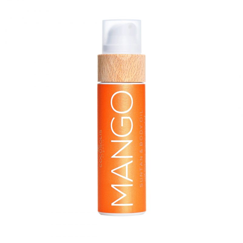 Cocosolis MANGO органическое масло для загара для лица и тела 110 мл 