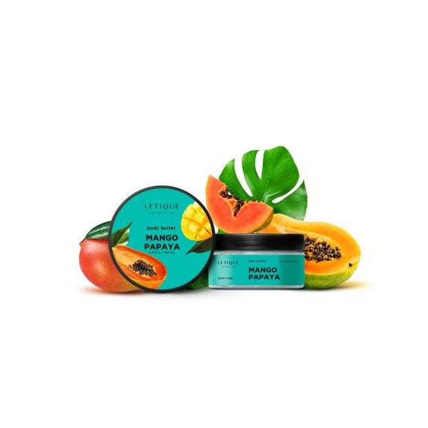 LETIQUE cosmetics Mango and Papaya Body Butter 200 ml + gift