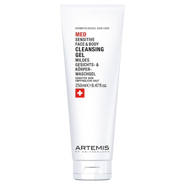 ARTEMIS MED Sensitive Face & Body Cleansing Gel Švelnus veido ir kūno prausiklis, 250ml