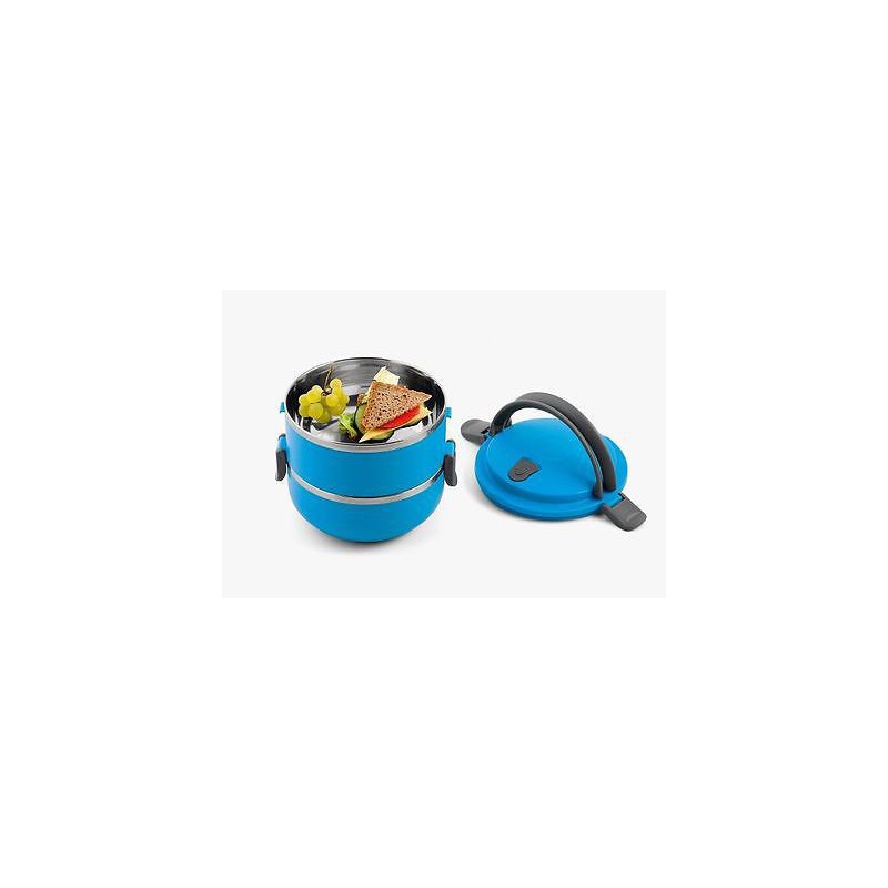 Metal lunch box WEIS 17360, blue
