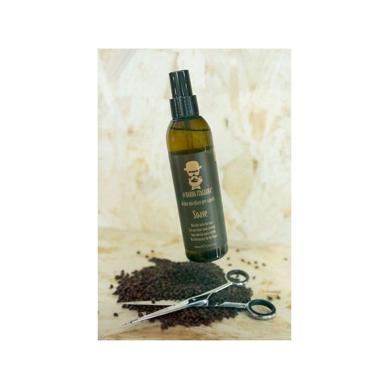 Micelinis vanduo plaukams ir barzdai Barba Italiana Soave Moisturizing hair spray BI70077, 150 ml