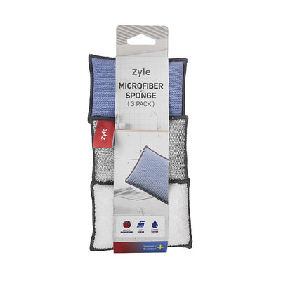 Set of microfiber sponges Zyle ZY350MS, 3 pcs
