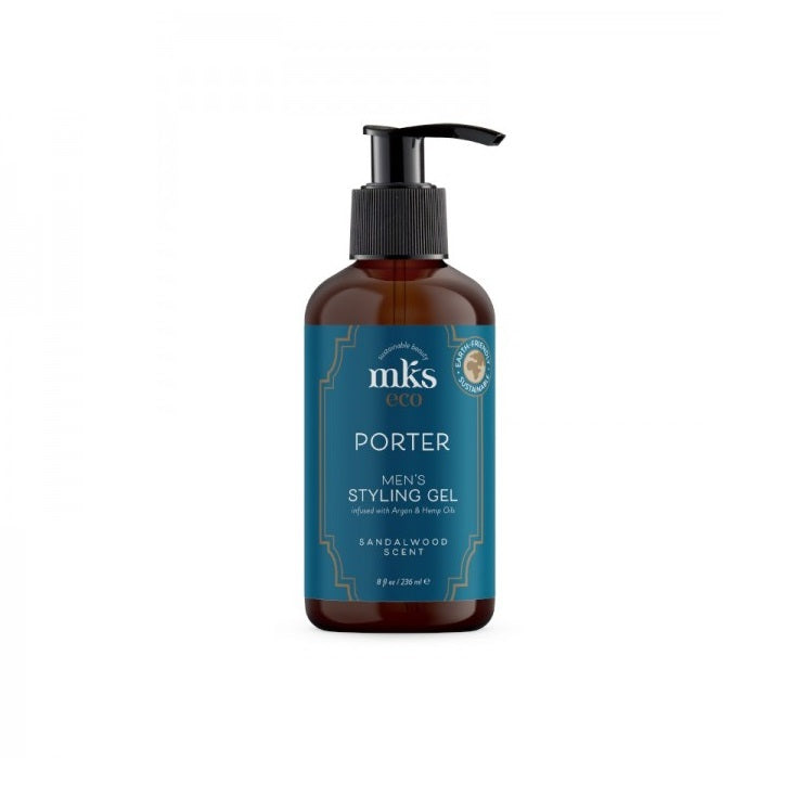 MKS eco (Marrakesh) PORTER vyriškas plaukų formavimo gelis, 236 ml