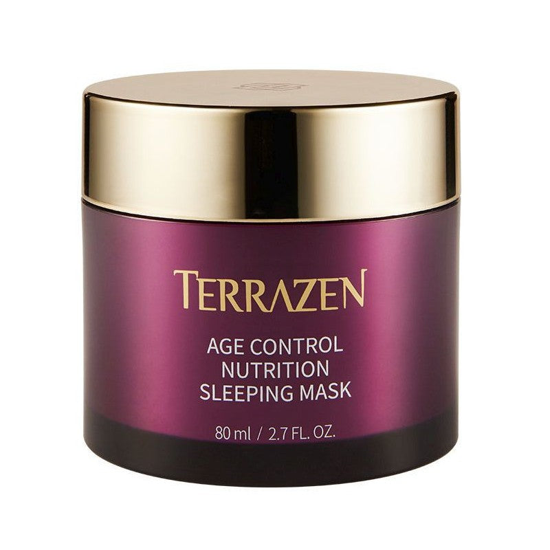Ночная маска для кожи лица Terrazen Age Control Nutrition Sleeping Mask TER86817, укрепляющая, особенно подходит для зрелой кожи лица 80 мл