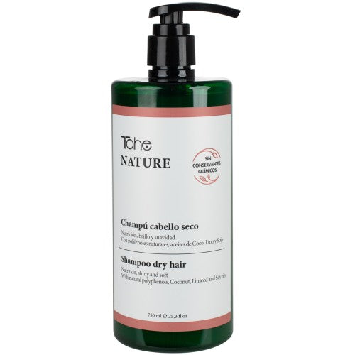 Šampūnas sausiems plaukams su natūraliais polifenoliais Nature TAHE, 750 ml