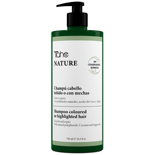 Shampoo for colored hair with natural polyphenols Nature TAHE, 750 ml