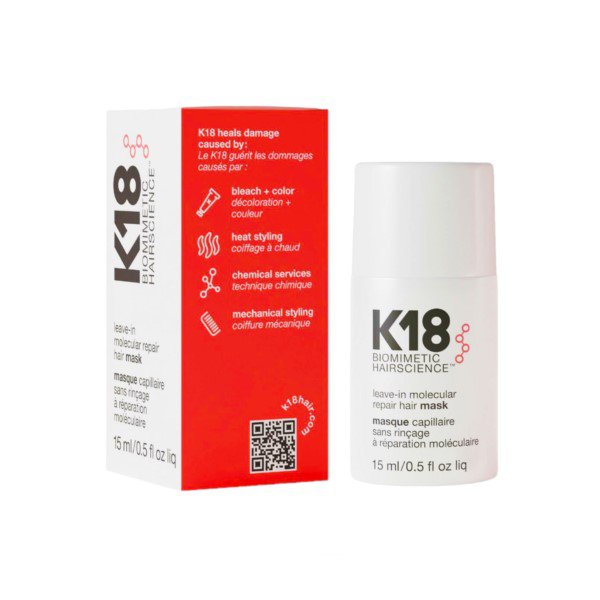 K18 Leave-in Molecular Repair Hair Mask – nenuplaunama molekulinė atkuriamoji plaukų kaukė