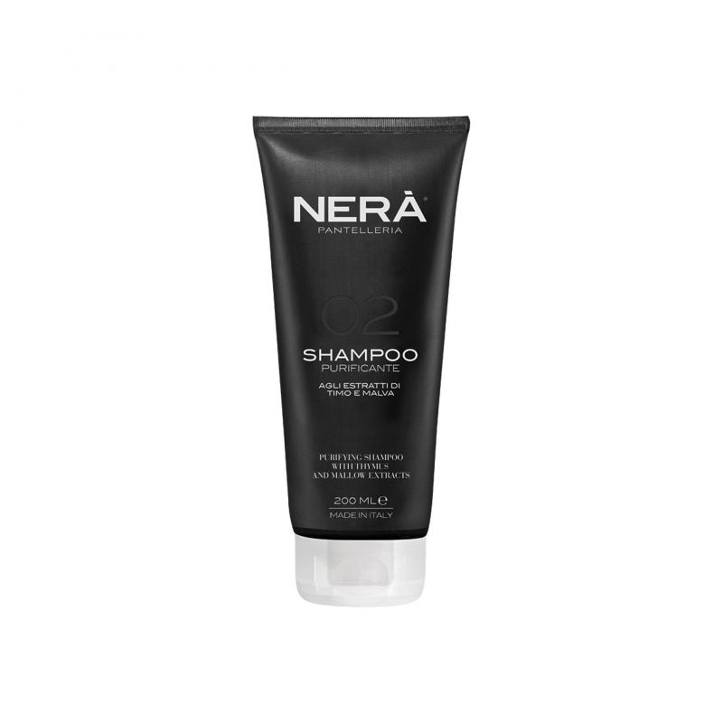 NERÀ 02 cleansing shampoo with thyme leaf and flower extracts 200 ml 