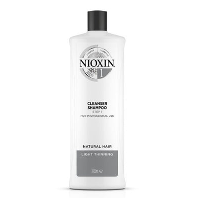 Nioxin SYS1 Cleanser Shampoo Hair and scalp shampoo for mildly thinning hair