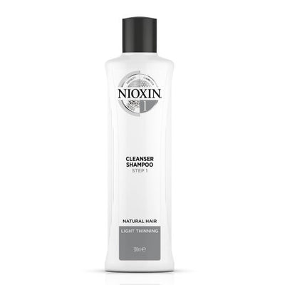 Nioxin SYS1 Cleanser Shampoo Plaukų ir galvos šampūnas nestipriai retėjantiems plaukams